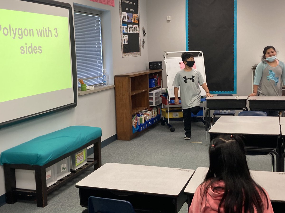 We had a blast reviewing math vocabulary with a classic game of Around the World! #pisdmathchat #genoaowls