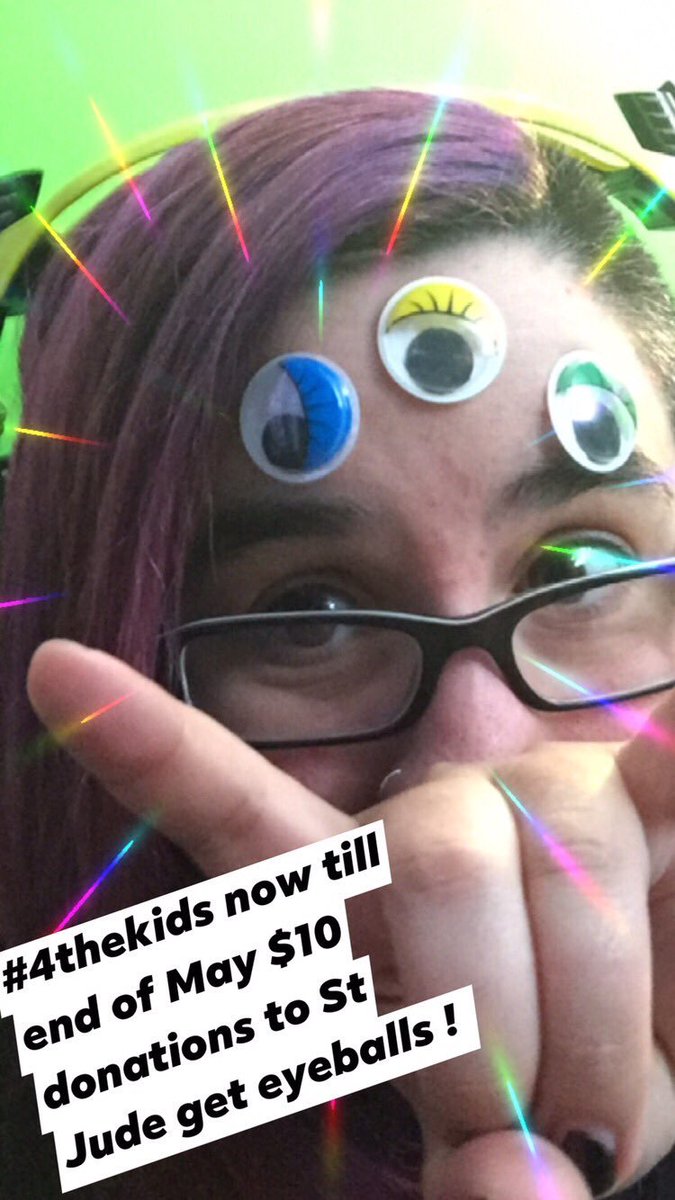 LYNZEB3AN's tweet photo. lets crush this goal b3ansquad now till the end of MAY  !
https://t.co/5ecAePg2WK
$10 donations get eyeballs stuck to me 
$50 beanboozled 
sticker and postcards as well . Be a hero @StJudePLAYLIVE 2021 https://t.co/C8kx01jWRr