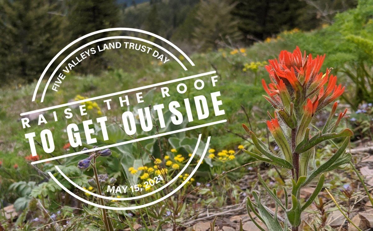 Tomorrow's the day! Join us for #RaisetheRoofToGetOutside, our spring celebration of western Montana both outside and online. 

10 locations. 1 day. Get all the details at fvlt.org!

#FVLTday