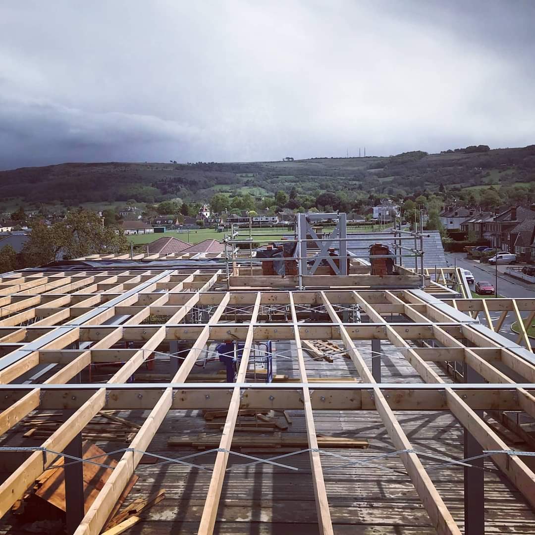 🌧 We may have had some miserable weather this week, but the views from The Wilson Health Centre are already looking amazing right across Prestbury and over to Cleeve Hill.