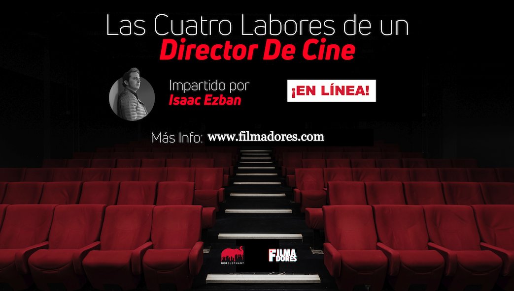 Un director no solo es estar en el set… ¿Qué más hace? No te lo decimos nosotros… que te lo diga <a href="/IsaacEzban/">Isaac Ezban</a> (director de <a href="/El_Incidente_/">El Incidente</a>, <a href="/Los_Parecidos/">Los Parecidos</a> y #Parallel) en su taller online LAS 4 LABORES DE UN DIRECTOR, @filmadores: filmadores.com/cursos/las-4-l…