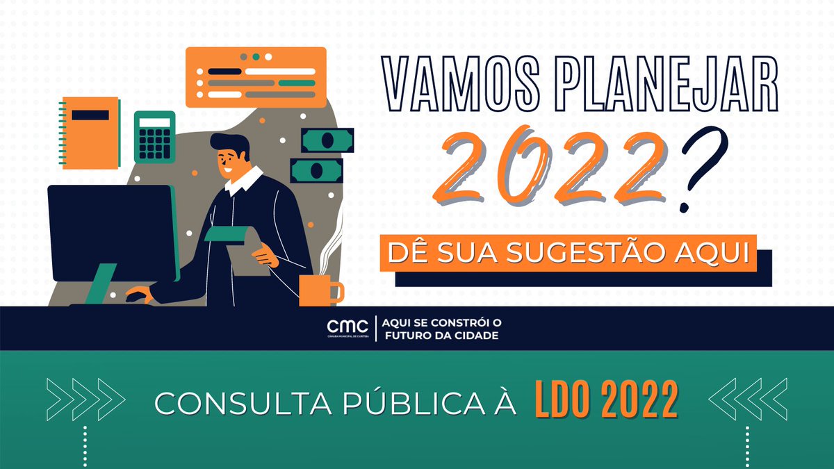 Comente aqui. Chegou a hora! Você pode ajudar a escolher qual área deve ser prioridade para investimentos da Prefeitura. 👍 Sabia disso? Começa hoje a nossa fase de consultas públicas para orçamento da cidade do ano que vem. 
Confira mais no link: curitiba.pr.leg.br/atividade-parl…
