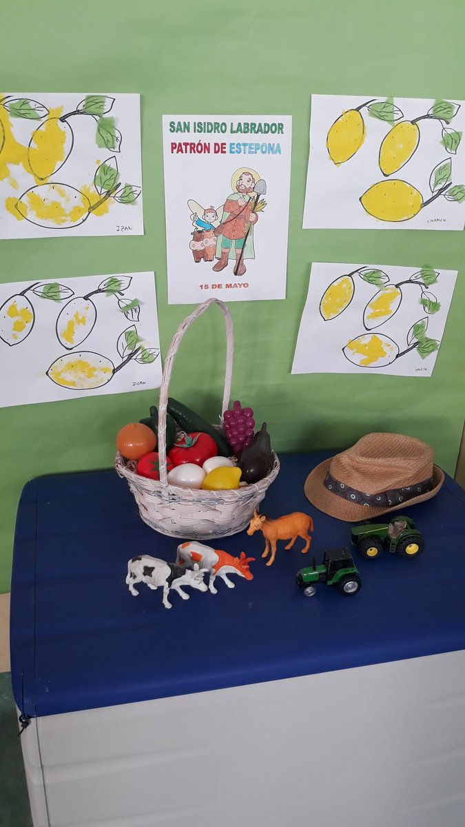 Colegio Diocesano Juan XXIII (@cdpjuanxxiii) on Twitter photo #escuelainfantil Primer Ciclo|Celebramos el día de nuestro Patrón 🍋🍋🍊🥑🍑🥒🍇👨🏻🌾👩🏻🌾🐂🐄🚜¡ Viva San Isidro Labrador!
<a href="/fvictoria_es/">Fundación Victoria</a>
#ColegiosDiocesanos #escuelainfantil Primer Ciclo|Celebramos el día de nuestro Patrón 🍋🍋🍊🥑🍑🥒🍇👨🏻🌾👩🏻🌾🐂🐄🚜¡ Viva San Isidro Labrador!
<a href="/fvictoria_es/">Fundación Victoria</a>
#ColegiosDiocesanos