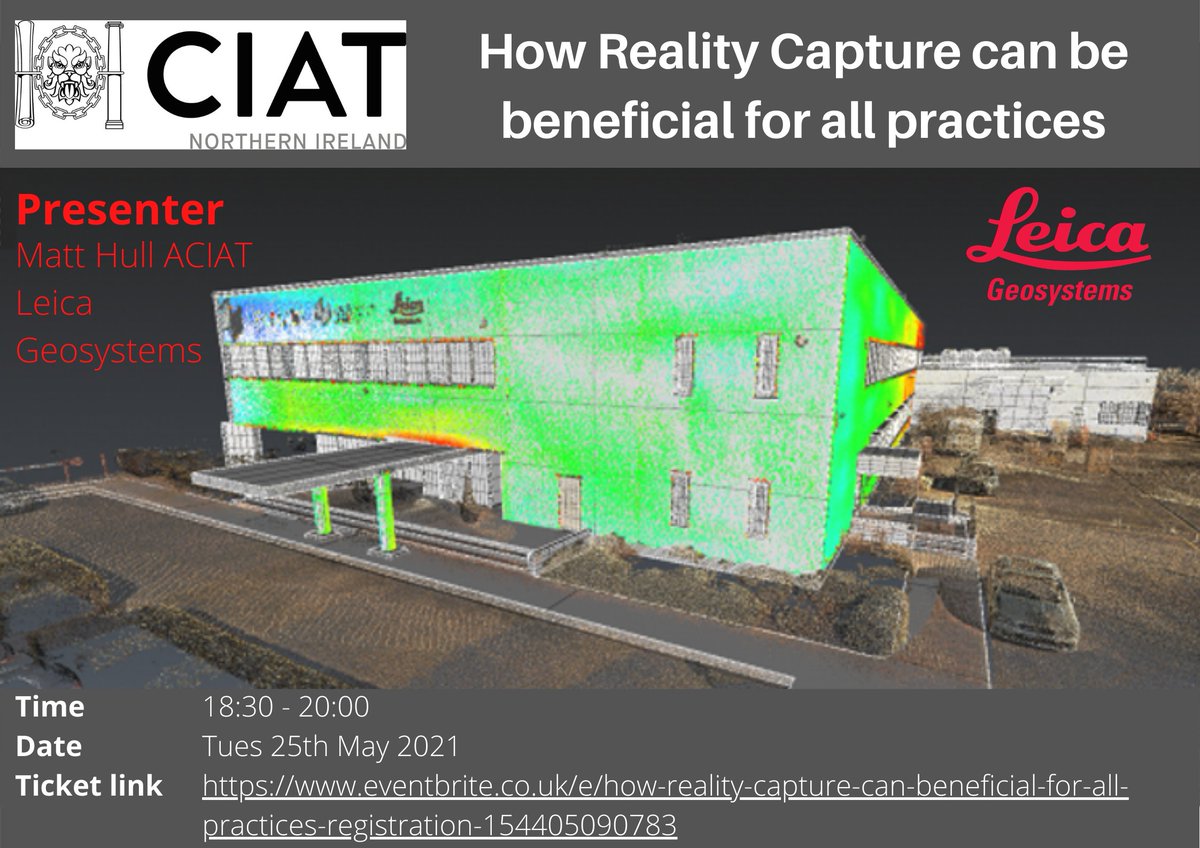 Join us for our next CPD event on 'How Reality Capture can be beneficial for all practices' with Leica on 25 May 2021. Register for tickets @ eventbrite.co.uk/e/how-reality-…