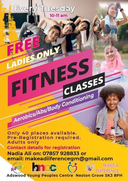 StockportCommu1's tweet photo. Free ladies fitness.... https://t.co/Ll5cvqzhp9