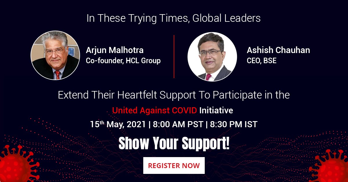 officialsanjivg's tweet photo. We are in the middle of a pandemic where every act of kindness counts. The initiative ‘United Against COVID’ by the IIT and IIM alumni is a step towards this. Register and join this discussion with great thought leaders, this Saturday. 👉 https://t.co/eTpTfiGJwt 👈 #Covid19India https://t.co/IrLJn19QmQ