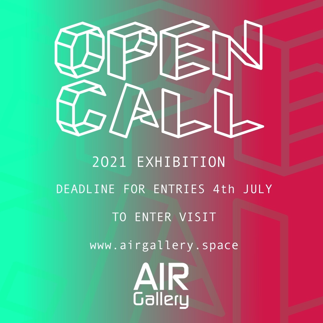 AIRArtGallery's tweet photo. Calling all artists!
The AIR Open 2021 needs you!

Submit your best works to our open call for your chance to win up to £1000 in cash prizes.

£5 per work to enter. Apply online at:
https://t.co/78a5xtwCKR https://t.co/95xpK00ksG