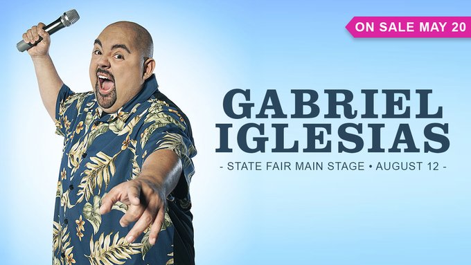Comedian Gabriel Iglesias To Headline Wisconsin State Fair Main Stage Aug 12