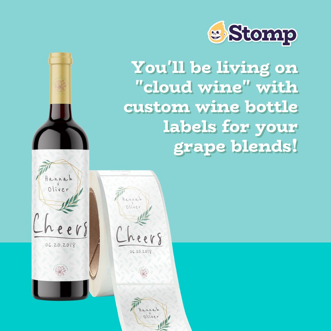 stompstickers's tweet image. Make your bottle labels as distinctive as the wine inside.

#bottlestickers #customstickers #beststickers