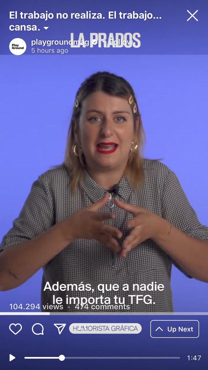 La <a href="/prados_la/">LA PRATS ETC</a> confirmant-nos el que ja sabíem. Ningú es llegirà el nostre TFG. No tengo pruebas, pero tampoco dudas.