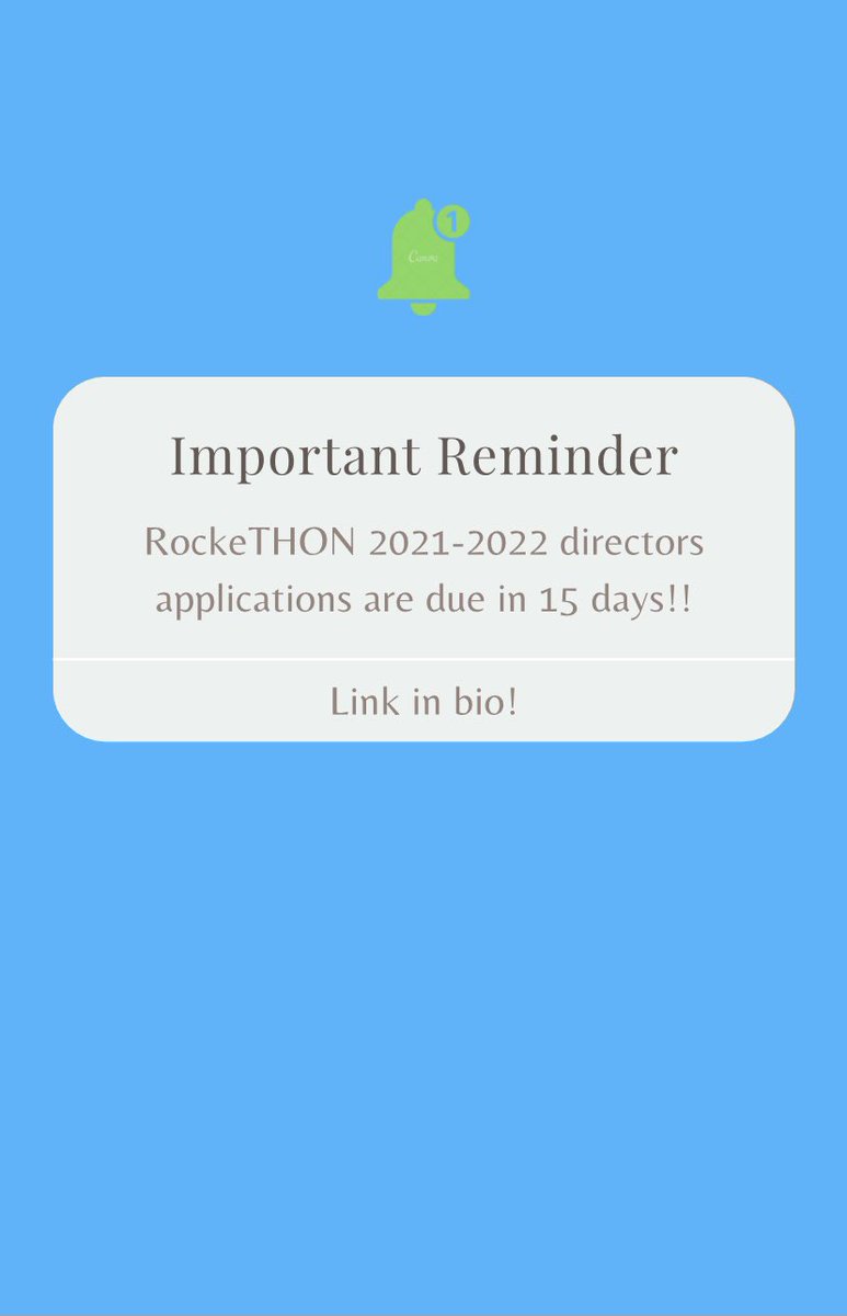 🚨Important Reminder🚨: