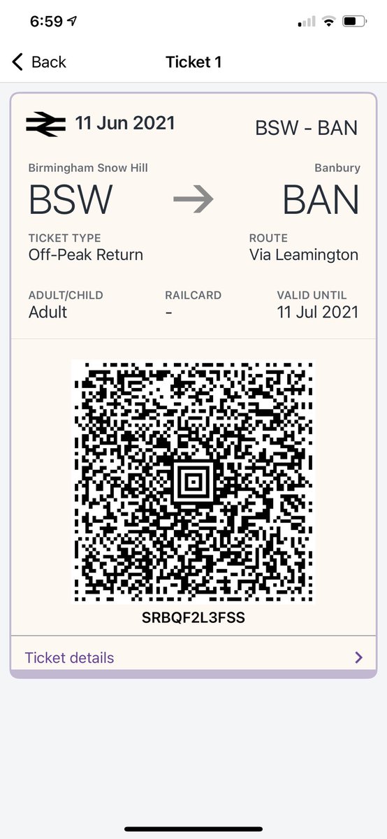 mandamoo8's tweet photo. Hi @chilternrailway I’ve just purchased two open returns departing Banbury to Birmingham on 12th June but the pdf of the returns shows an itinerary for the 16th June (please see screenshots). One of my party will need to use this pdf - will it still be valid on other trains? https://t.co/RwsIXtajLK