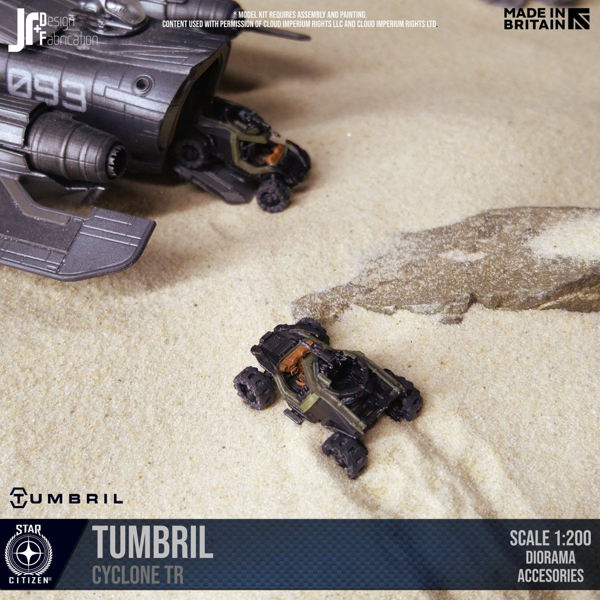 JRDesFab's tweet photo. Join us on stream on Sunday 16th May to celebrate our 2nd anniversary of kit models as well as the launch of our latest products! The MISC Freelancer DUR, and three 1:200 Diorama vehicle kits https://t.co/r4yfPErgdn #starcitizen #formlabs https://t.co/VNKTQe2N7Y
