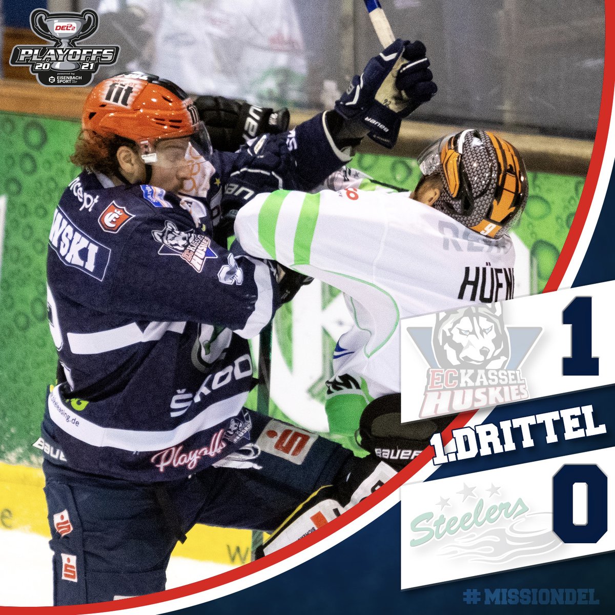 ECKASSELHUSKIES's tweet image. Dank Joel Keussen in Front 🙌

In einer hochklassigen Partie haben die Huskies die besseren Chancen und gehen in der 13. Minute verdient durch Keussen in Führung. Weiter so 👏 

#ECKSCB #3togo #MissionDEL #imHerzeneinHusky