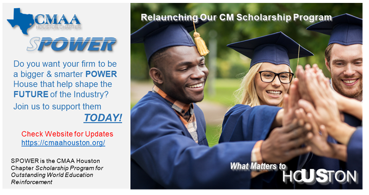 MikeK77433's tweet photo. CMAA Houston Chapter Student Scholarship application is now available at website https://t.co/FvmSiAP181, deadline for submission is July 15, 2021. https://t.co/wTYbiDuiH9