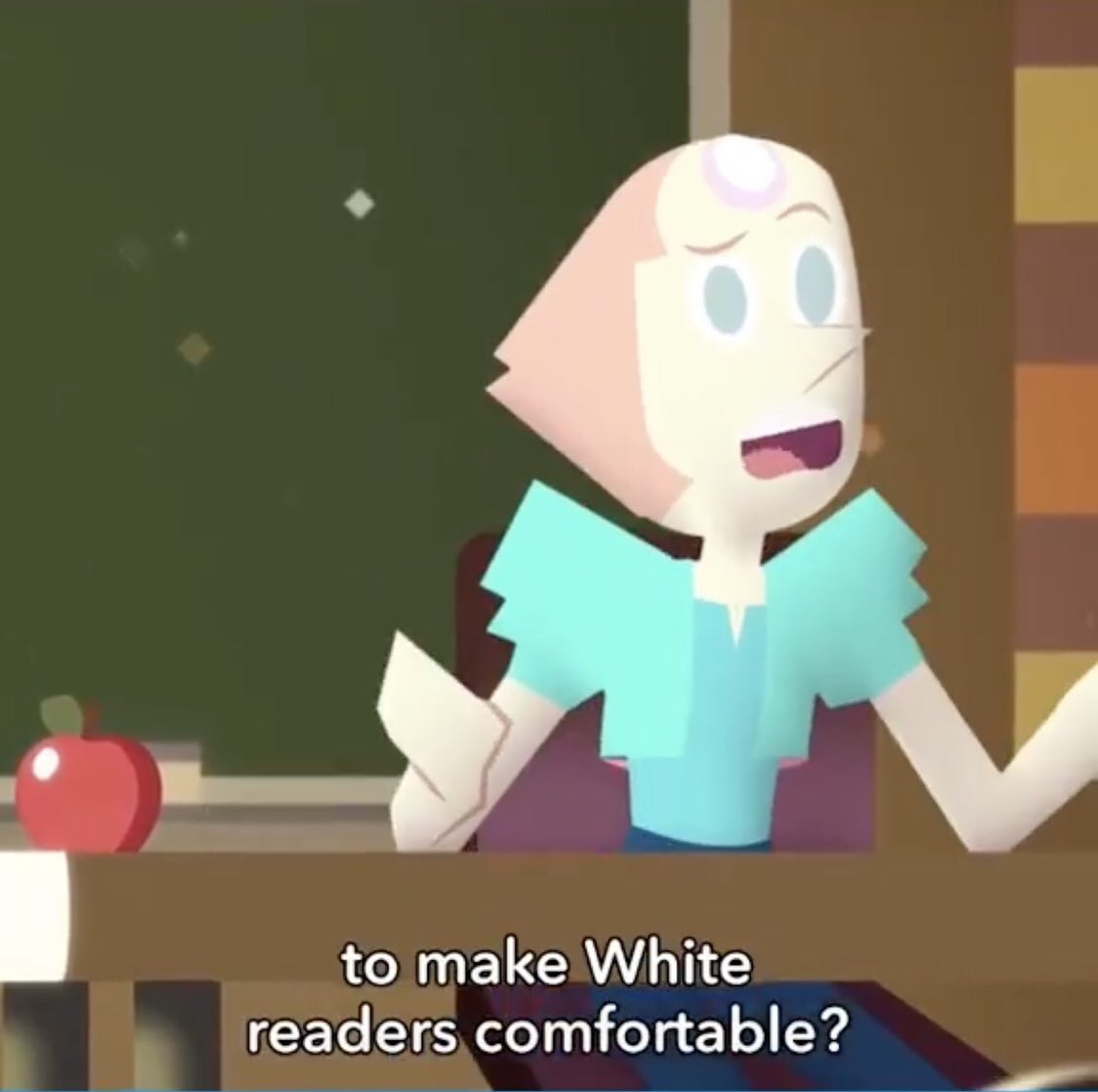 Me when I read anything: