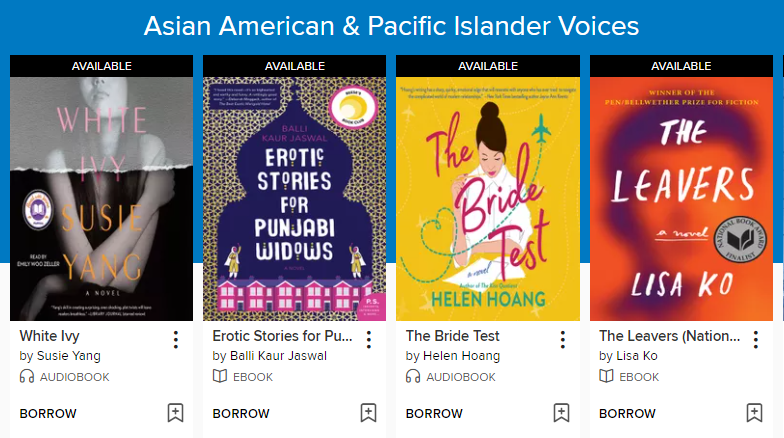 OmahaLibrary's tweet photo. Honor #AsianAmericanPacificIslanderHeritageMonth by checking out one of the eBook or audiobook titles by AAPI authors or about the AAPI experience at https://t.co/9kYKGCMnJt 📚🎧
#OmahaLibrary #Omaha https://t.co/OAKD7dUw0q
