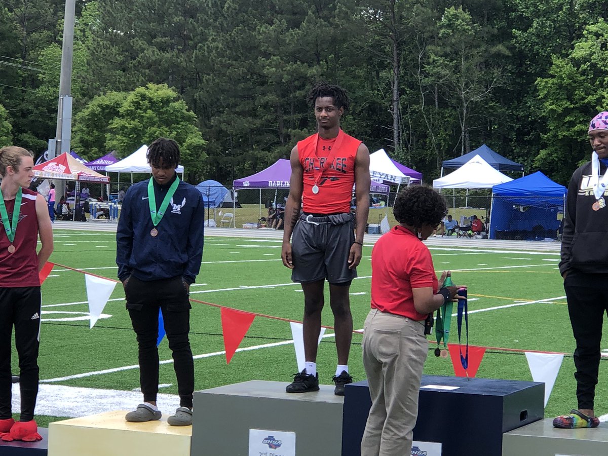 Warrior Nation Congratulations Josh Rich 5th in Triple Jump and Adarrius Harshaw 2nd in Long Jump 7A State Championships!!! <a href="/WarriorsCHS/">CHS Warrior Football</a> <a href="/CherokeeAD/">Cherokee AD</a> <a href="/tstring3/">tom Stringfellow</a> <a href="/coachccurtiss/">Coach Curtiss</a>
