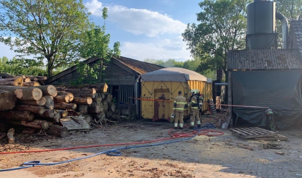 Brand bij klompenmakerij Van Kaathoven #Schijndel ..