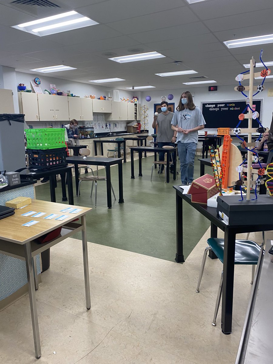 Getting ready for keystones in biology class with a final four knock out game! #wyproud