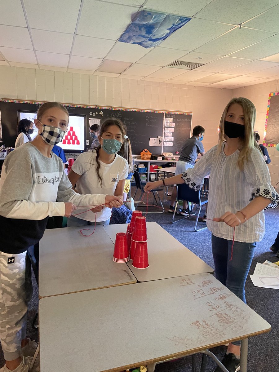 Day 8 fun. Cup staking challenge