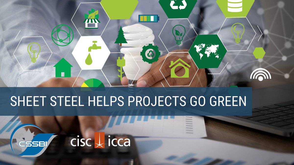 CSSBI's tweet image. Through new technologies and processes, Canadian steel makers are cutting down on air pollution, water consumption, and energy usage. Learn more about CSSBI&apos;s commitment to #Sustainability at cssbi.ca/sustainability