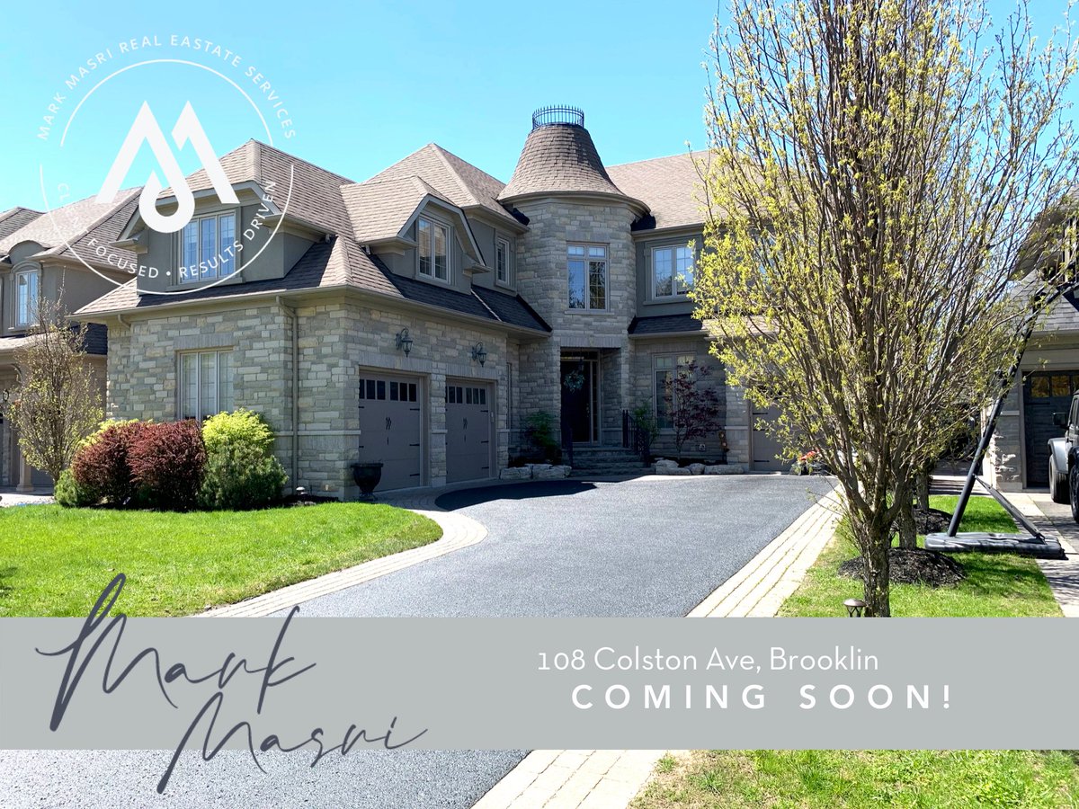 Stunning Executive "Woodington Chateau" Home in the Highly Sought After Hamlet of Brooklin Coming Soon!