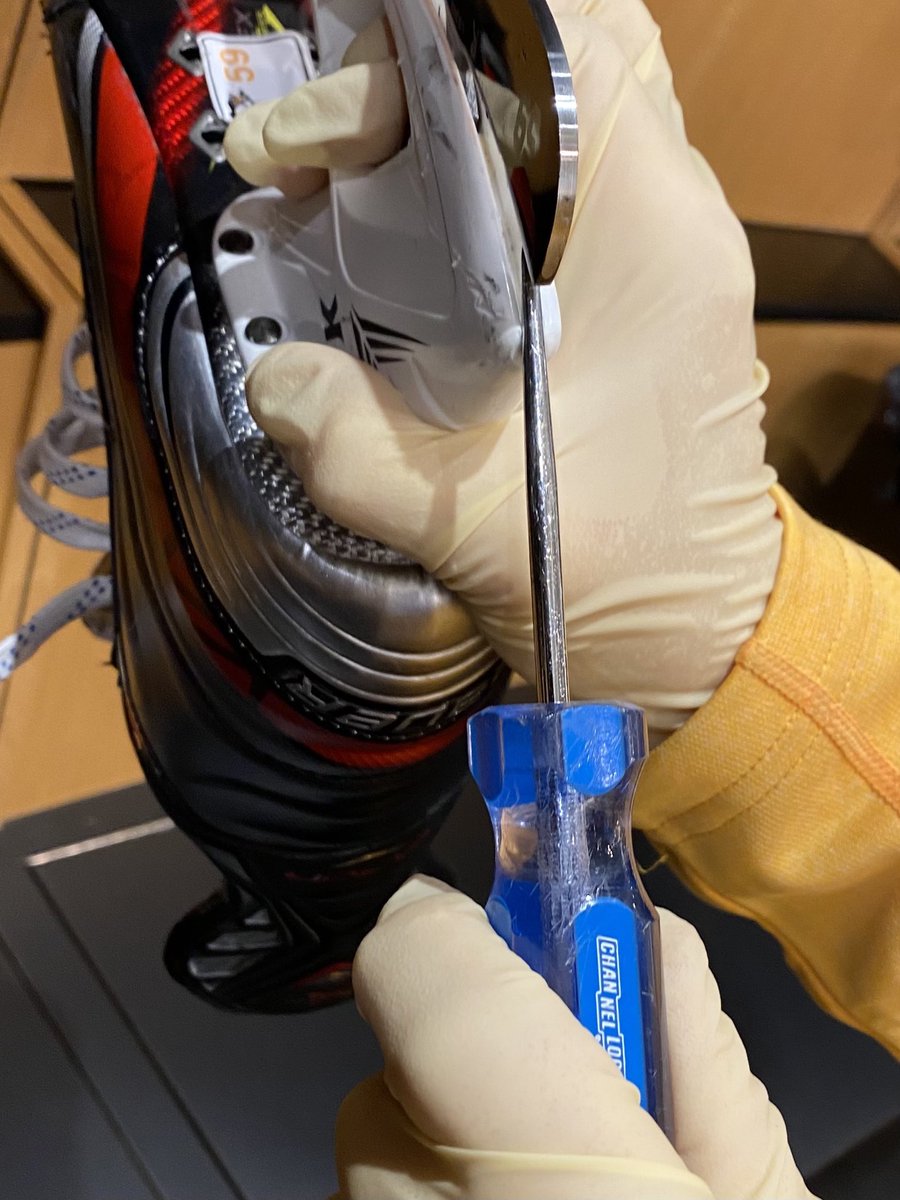 Using our ⁦<a href="/CHANNELLOCK/">CHANNELLOCK®</a>⁩ awl to change skate steel quickly and safely.