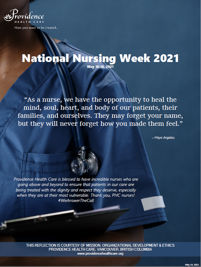 PHCJobs's tweet photo. Thank you, PHC Nurses! Your resiliency, courage &amp; compassion this year is an inspiration to all of us @Providence_Hlth. You have brought comfort to our patients, residents &amp; families during a time of great uncertainty, never stopping to keep our community safe. #WeAnswerTheCall https://t.co/oSrIkYqBZY