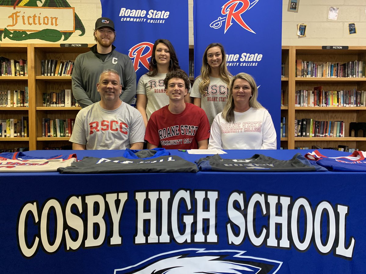Dennis Barker Jr (@dennisbarkerjr) on Twitter photo Congratulations to <a href="/Cosby_Bball/">Cosby Boys Basketball</a>’s <a href="/trey_j3/">Trey J.</a> on signing with <a href="/RSCCAthletics/">Roane State Athletics</a> to continue his academics and basketball career. Congratulations to <a href="/Cosby_Bball/">Cosby Boys Basketball</a>’s <a href="/trey_j3/">Trey J.</a> on signing with <a href="/RSCCAthletics/">Roane State Athletics</a> to continue his academics and basketball career.