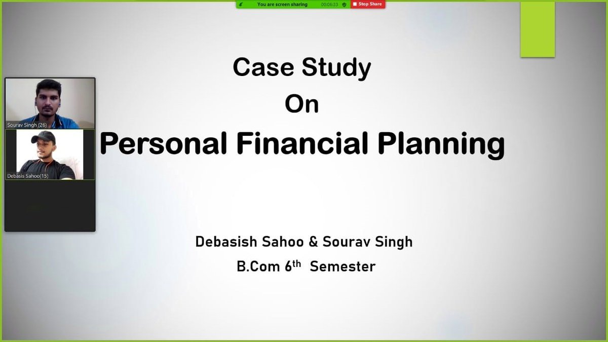 SAI_Edu_In's tweet image. Case Study Competition

SICC believes in creating leaders of tomorrow who strive to tackle obstacles for the welfare of the society. In order to hone these skills, SICC conducted a Case Study competition on “Personal Financial Planning” on May 13, 2021. T
#ManagementStudy