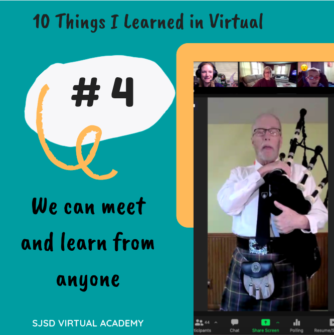 3rd_virtual's tweet image. #4 We can meet and learn from anyone! #top10virtualcountdown 
@marliewilliams
@SJSDVirtual
 #sjsdproud