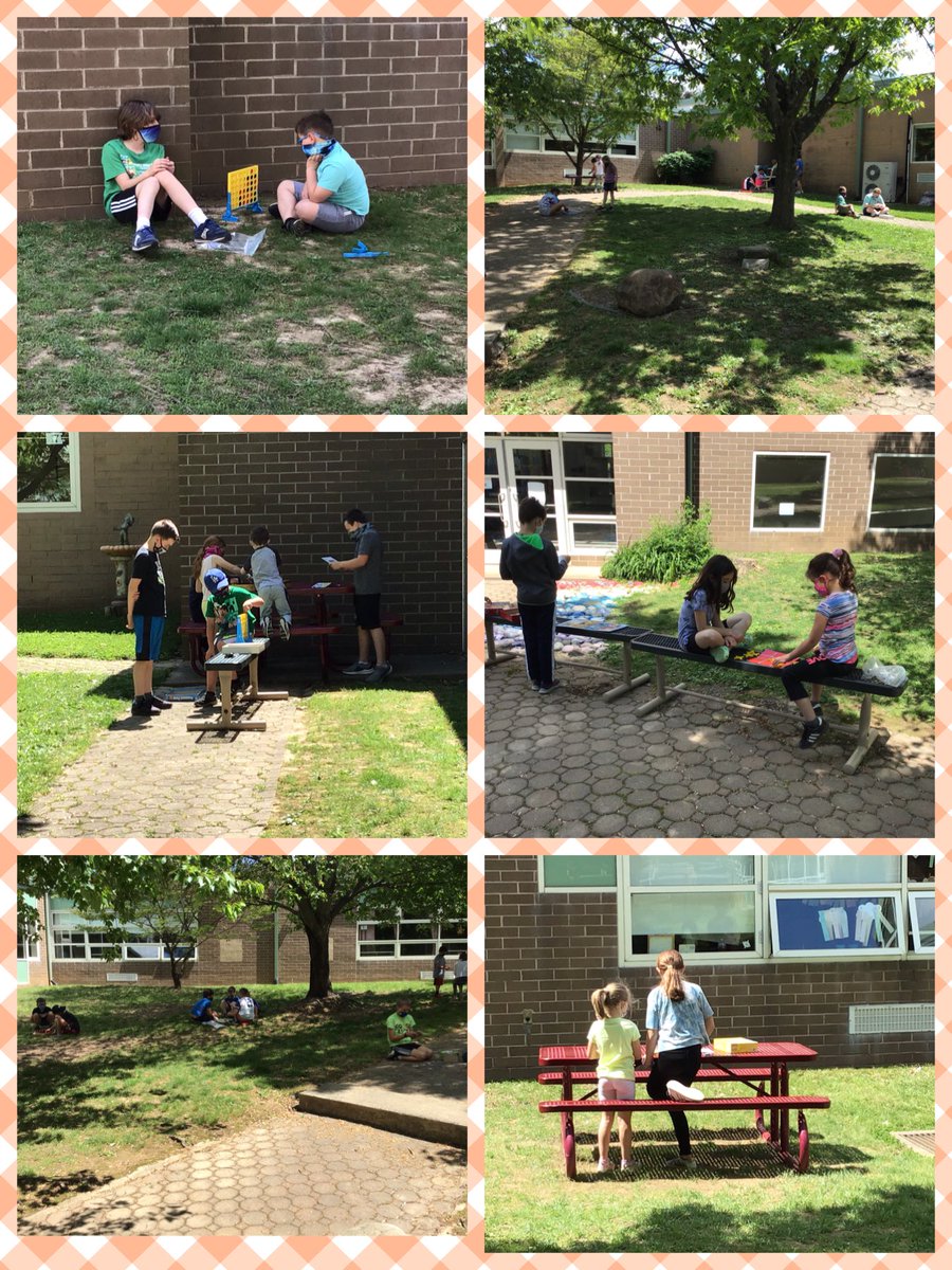 Had a quick buddy meet up at the end of the day! <a href="/CBLaurenDevine/">Lauren Devine</a> and my class went to the courtyard to play games before heading off for the weekend. <a href="/CBWarwickElem/">Warwick Elementary School CBSD</a>