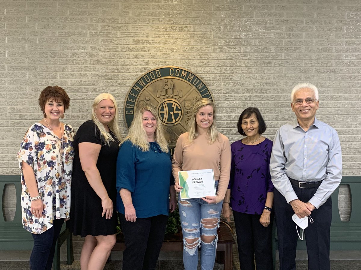 Congratulations to Ashley Kremer on being selected for the Nalin and Mona Shah Educational Scholarship!