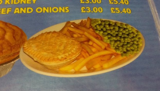 The peas are upside down.