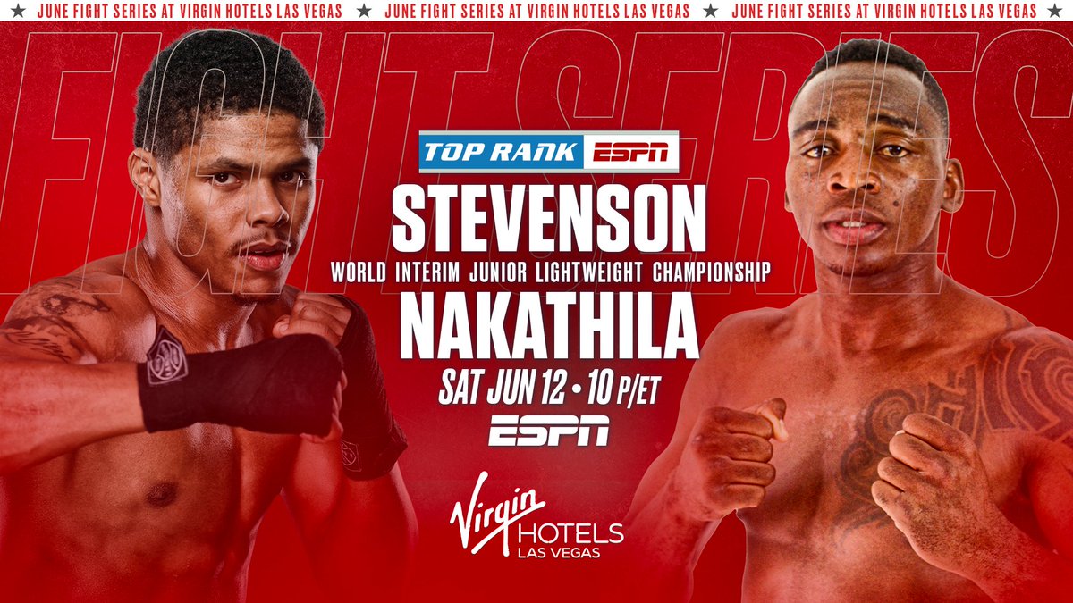 Top Rank Boxing X Tickets For Stevensonnakathila June 12 At Virginhotelslv Officially On Sale Now Starting At 50 T Co Acl5fos7dl T Co Hch9mngmzt