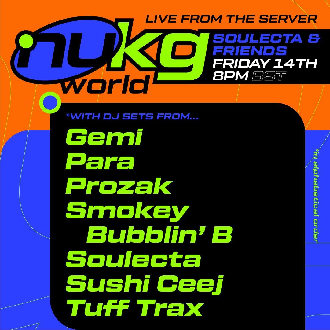 Live now till late! Head to the <a href="/NUKGWorld/">NUKG World</a> discord server to come join us 🔊🔊

discord.com/invite/tHFgRMV…