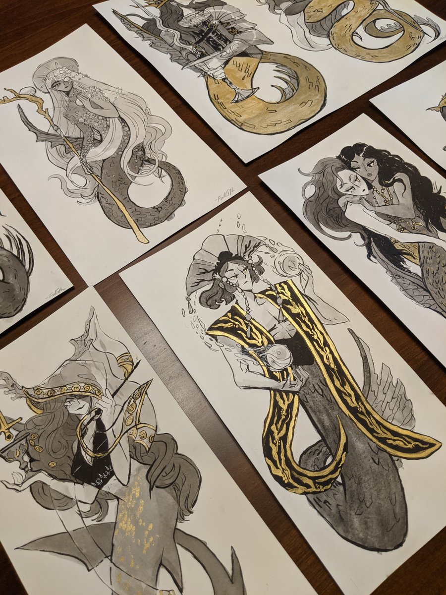 My store is now live with these Mermay tarot originals! 👀💕
https://t.co/kq3aM15Qym 