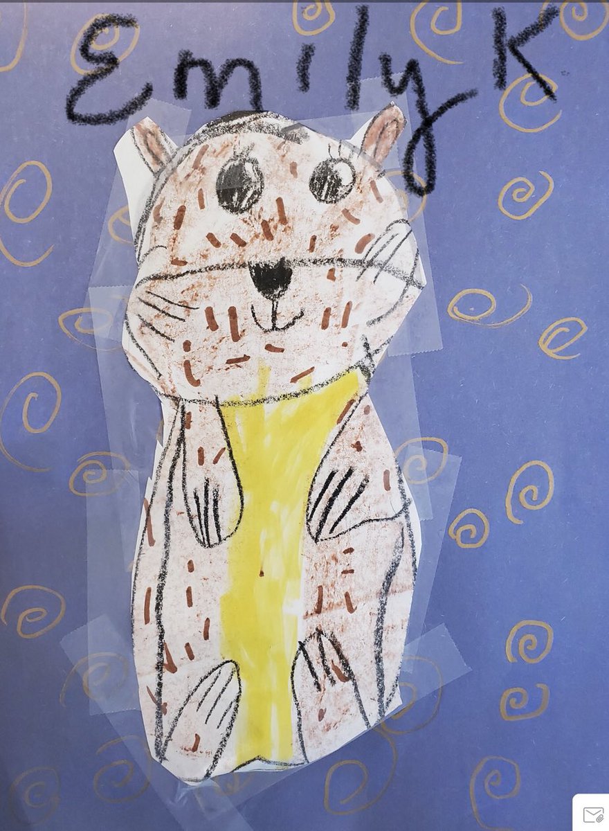 kristen_ortwein's tweet photo. Happy Friday! The grade 1’s created their own adorable otters while exploring textures, value, line and movement.
#problemsolvinginart #onlineart @Panabaker_HWDSB https://t.co/ZzqifMhu6J