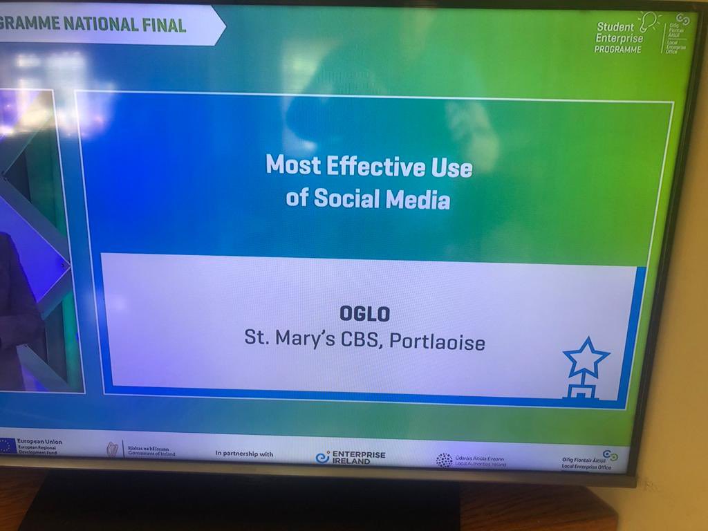 St_Marys_cbs's tweet photo. Well done on winning ‘Most effect use of social media’ category in the @StudentEntProg finals today🏅 https://t.co/cAj6Y4xWGo