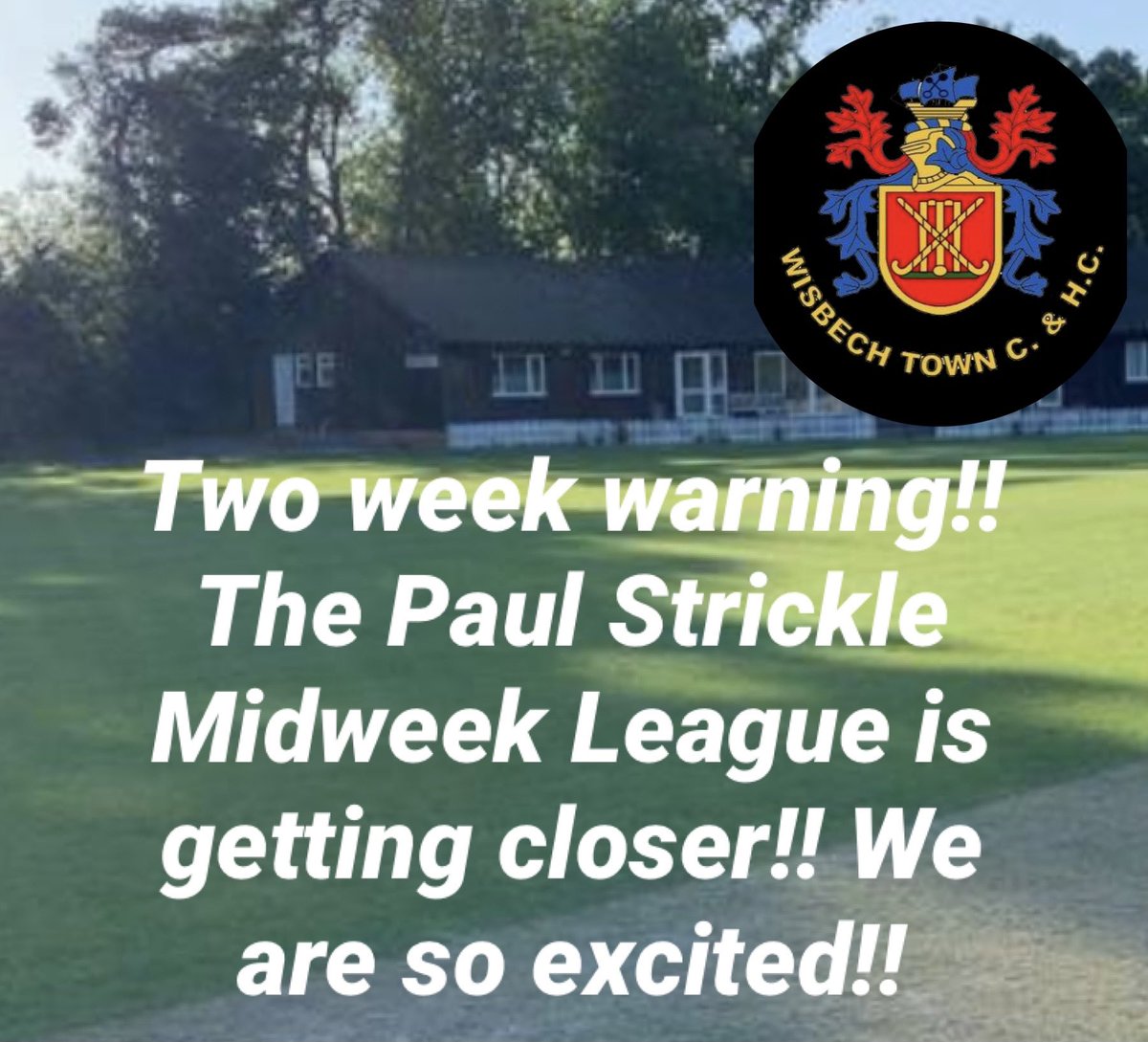 🏏 ‘Two week warning’ 🏏                        The weeks are flying by and in just two weeks the inaugural Paul Strickle Midweek League will begin! Time to get excited 🏏☀️🍻🍕