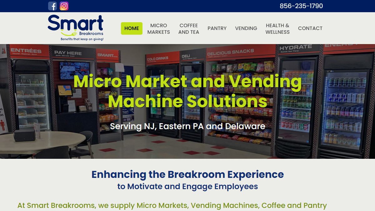 TBrooksWeb's tweet photo. Congratulations to Smart Breakrooms on your new website. It's been great working with you! https://t.co/mSEyhD6ahD https://t.co/FZOgLENhnq