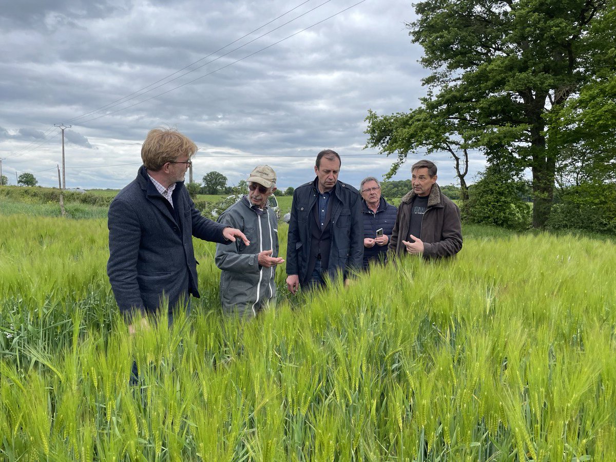 🌻Les agriculteurs sont acteurs des transitions écologiques ! 

🍀En déplacement dans la Brenne, dans l’Indre, <a href="/MFesneau/">Marc Fesneau</a> a rencontré un agriculteur spécialisé en polyculture-élevage, qui pratique l’agriculture de conservation des sols. 

#LIndreEstAvenir