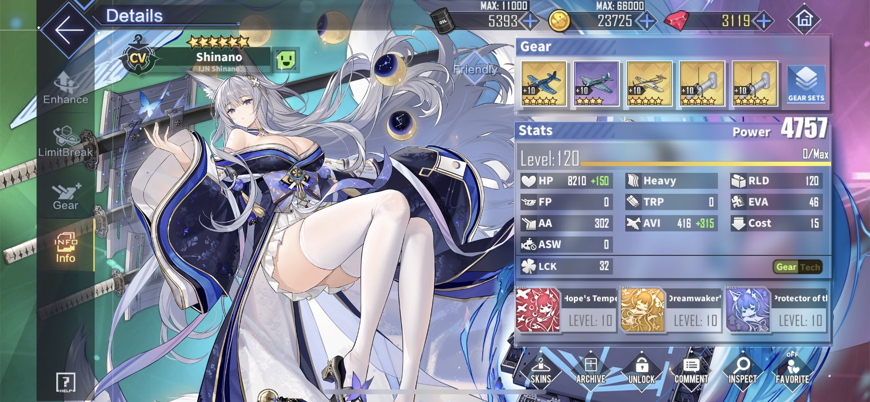 Alley Xvx Shinano Just Hit Lvl 1 Azurlane アズールレーン T Co Pczng8ocgy Twitter