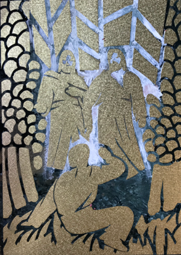 etchintime's tweet photo. “First Vision” is a handmade etching of the symbolising the first vision that Joseph Smith in 1830. It includes Jesus Christ and the God the Father in 1830 at the opening of the last dispensation in preparation for the eventual second coming of the Lord Jesus Christ. https://t.co/15td1sBfCR