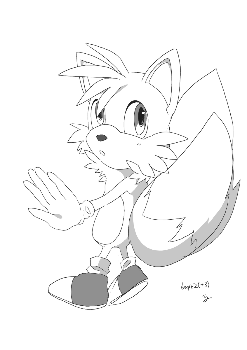 九樹みや Frfnext アンソロ Day42 3 テイルス ソニック ザ ヘッジホッグ Movie Kevster Epic Kevster 様からのリクエストです 初めて描くキャラなので衣装とかの指定はスルーしましたｺﾞﾒﾝﾅｻｲ あとスマブラでお名前と姿は知っていたんですが彼が