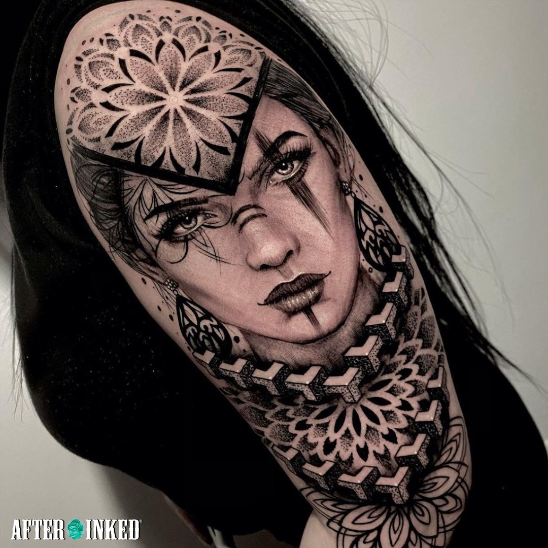 After Inked® on X: “Let’s enjoy these Women’s Face Tattoos made by 
