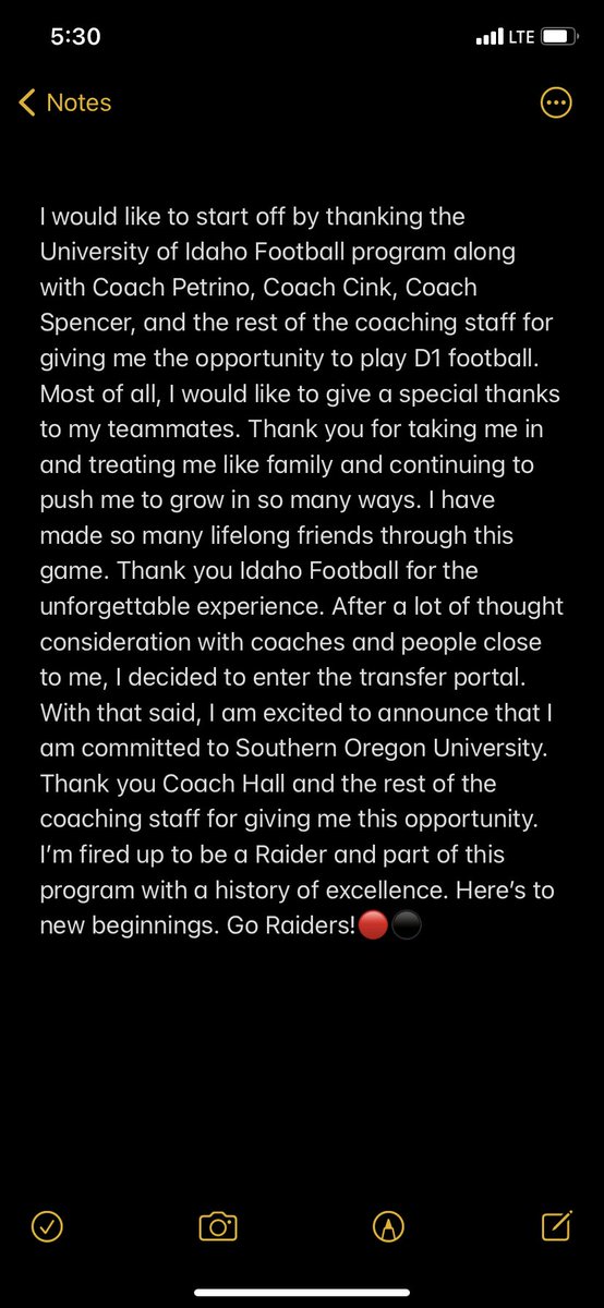 New Beginnings! @CoachHall_SOU <a href="/SOU_Football/">Southern Oregon Football</a> <a href="/SOURaiders/">Southern Oregon Raiders</a>