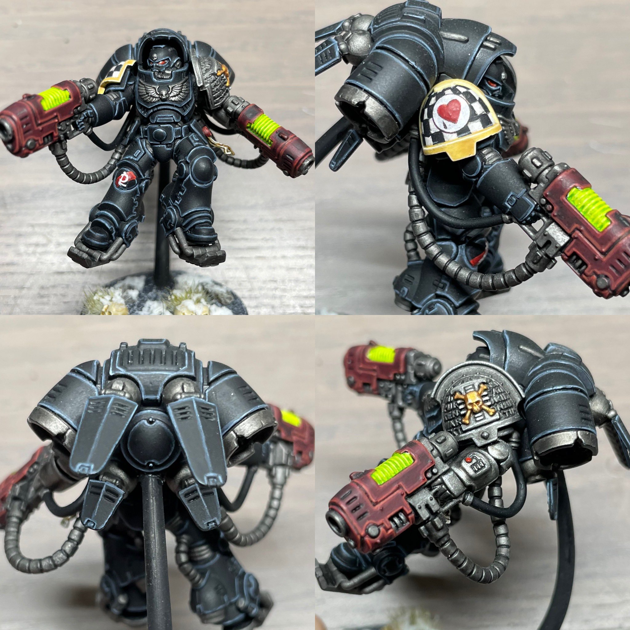 Darian Paints On Twitter Squad Of Deathwatch Inceptors Done Each From A Different Blood Angels Successor Chapter Collectively Called The Angel S Tears After An Old Legion Unit Lamenters Angels Encarmine And Charnel Guard