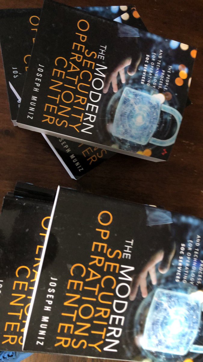 SecureBlogger's tweet image. People have asked if my new security operations book is out. Well … it’s out